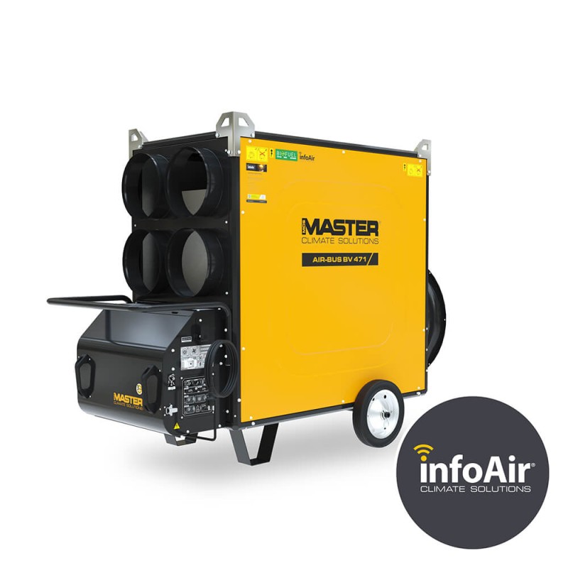 Nagrzewnica powietrza Master BV 471SE - INFO AIR - 4drożny