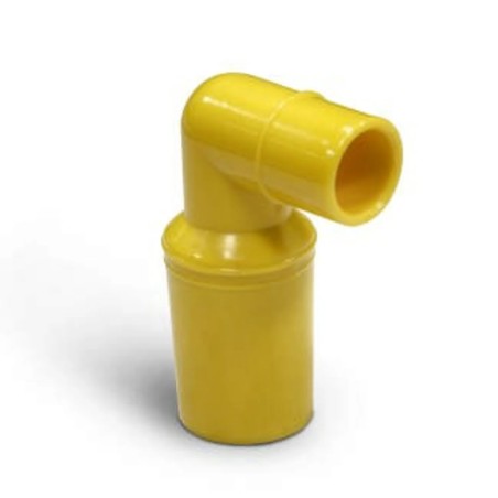 Kątowy króciec gumowy do dopływu powietrza 90° 50 mm (opakowanie 1 szt.)